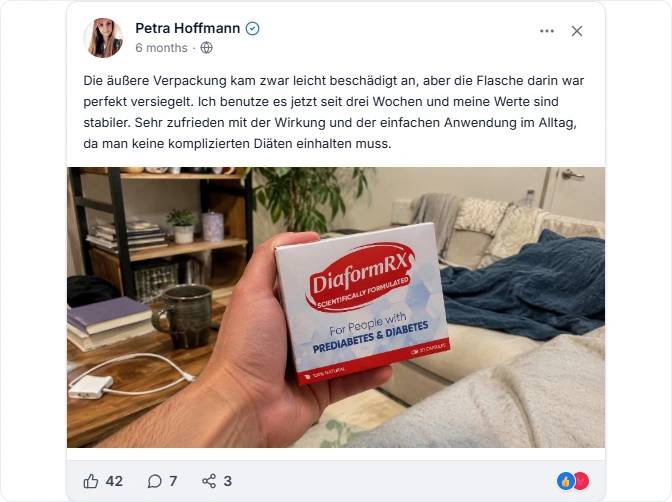 DiaformRX Reviews From Facebook