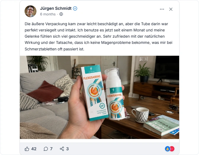 Flexosamine Reviews From Facebook