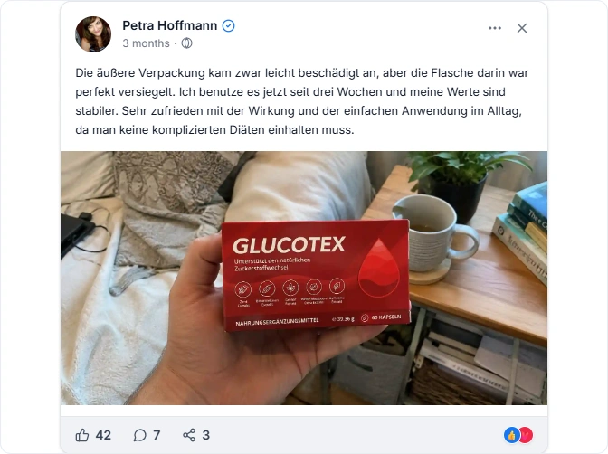 Glucotex Review From Facebook