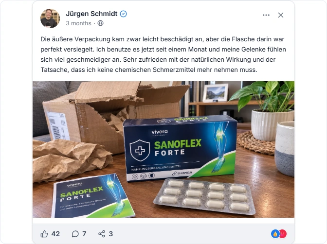 Sanoflex Forte Review From Facebook