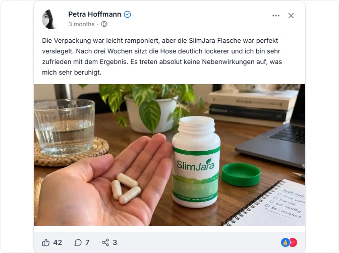 SlimJara Facebook Erfahrungen