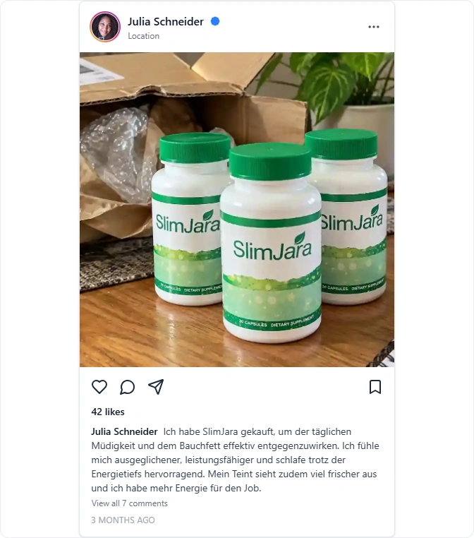 SlimJara Instagram Erfahrungen