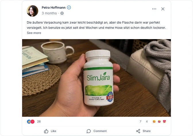 SlimJara Review From Facebook
