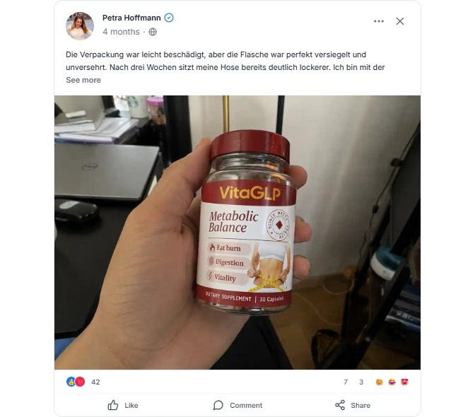 VitaGLP UGC Image Facebook