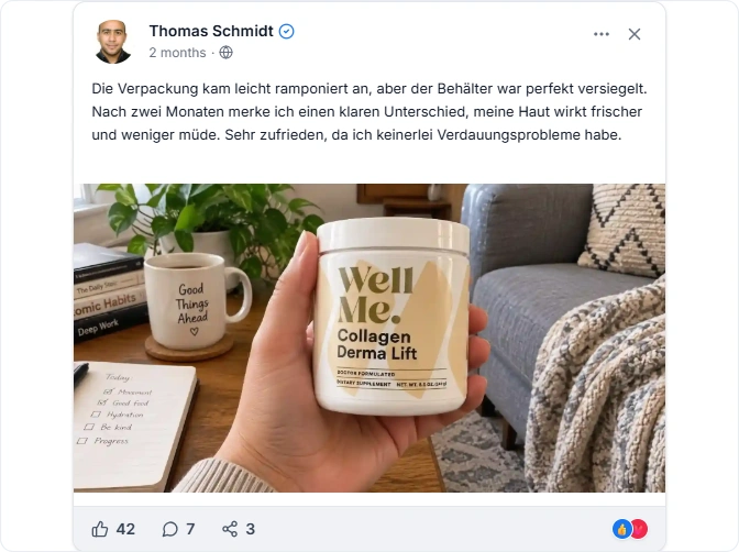 Collagen-Derma-Lift Reviews From Facebook