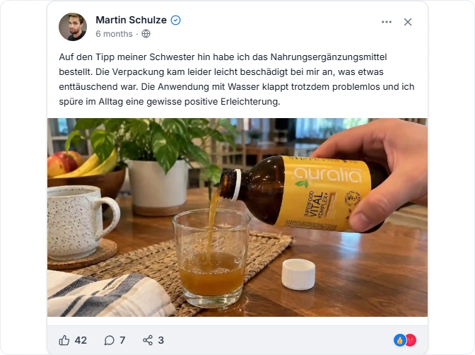 Nuralia Superfood Complex facebook Erfahrungen