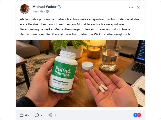 Pulmo Balance Facebook Erfahrungen