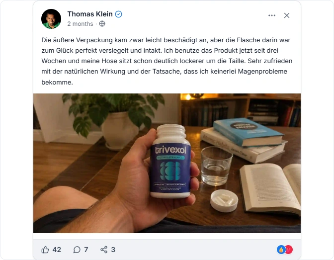 Trivexol Reviews From Facebook