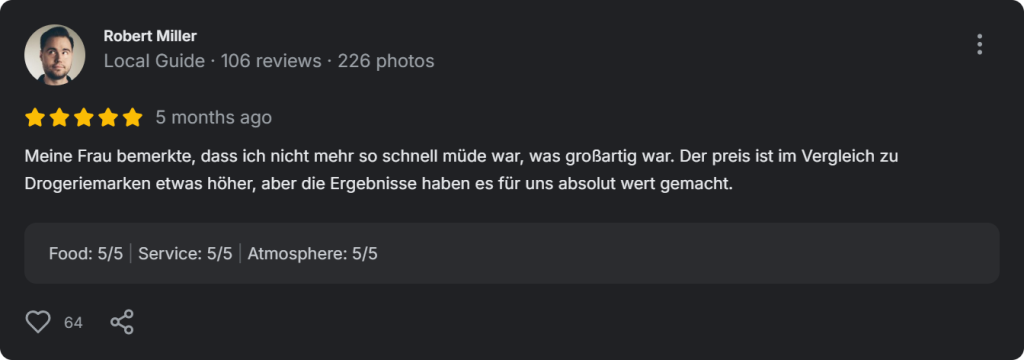 Cardisana Heart Review from Google