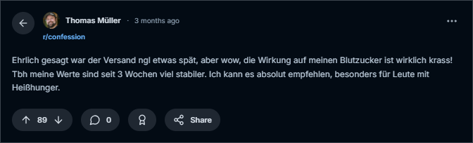 Insulinorm Review from Reddit 