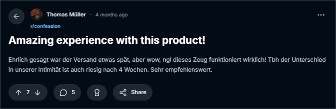 Verlorin Review from Reddit