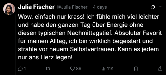 FitCafe Review From Twitter