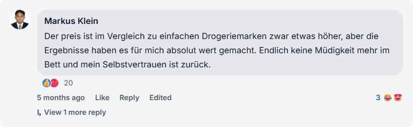Manergy Review From Facebook
