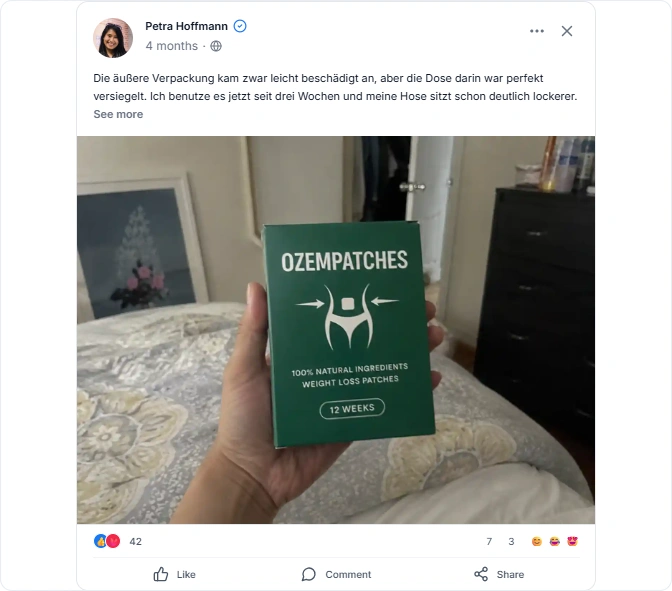 Ozem-Plus Reviews From Facebook