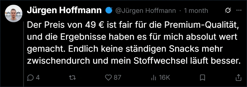 SlimSana Reviews From Twitter