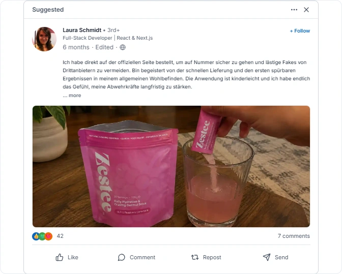 Zestee Reviews From Linkedln