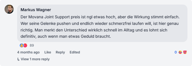 Movana Joint Support Review From Facebook
