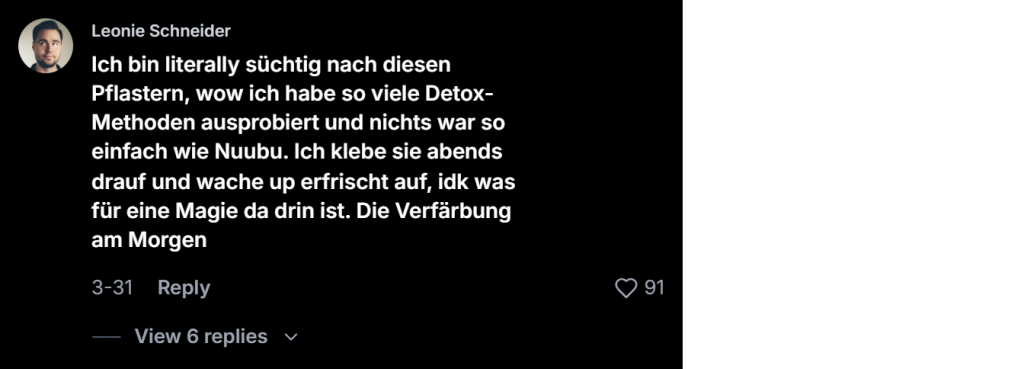 Nuubu Detox Foot Patches Reviews From Tiktok