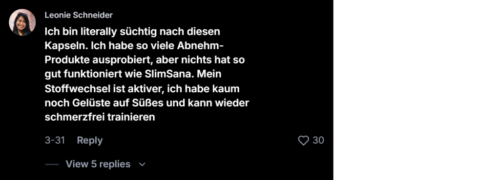 SlimSana Reviews From Tiktok