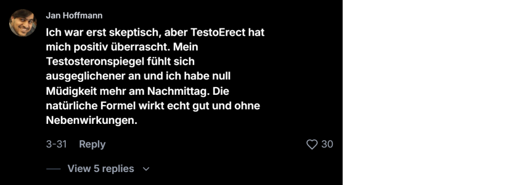 TestoErect Reviews From Tiktok