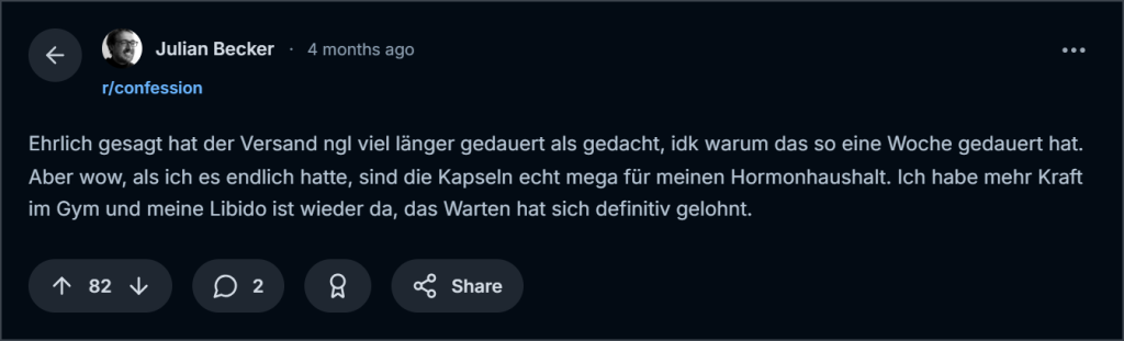 Testoryn Reviews From Reddit