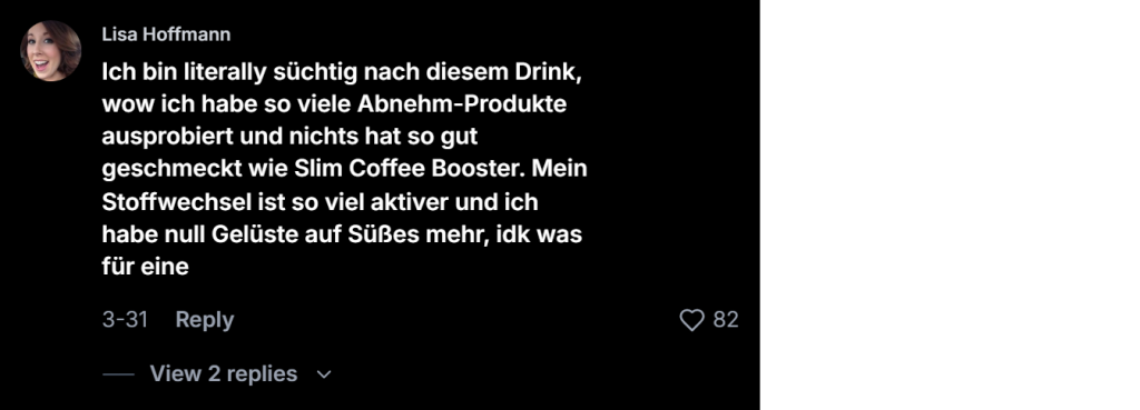 Slim Coffee Booster Reviews From Tiktok