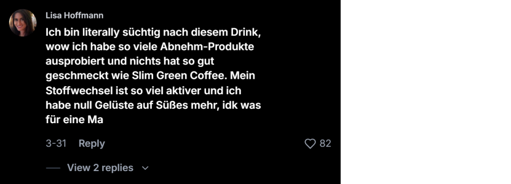 Slim Green Coffee Reviews From Tiktok