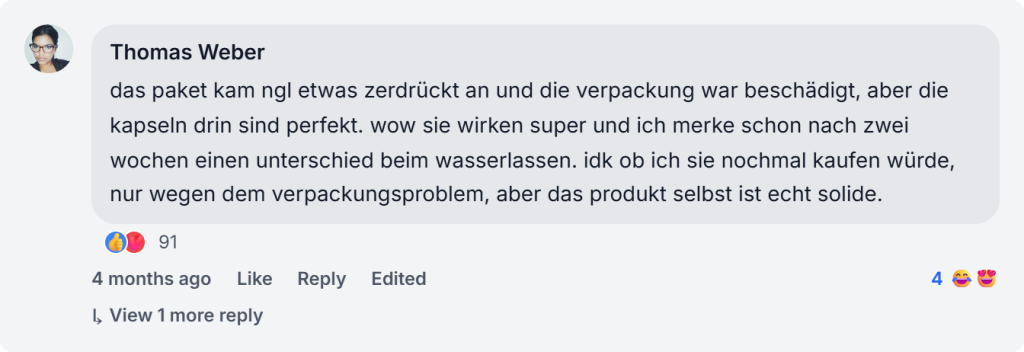Urostal Review From Facebook 