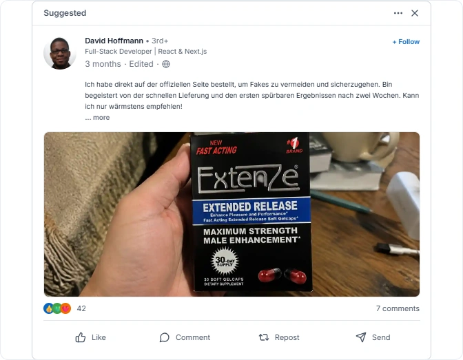 BuyExtenze Reviews From Linkedln