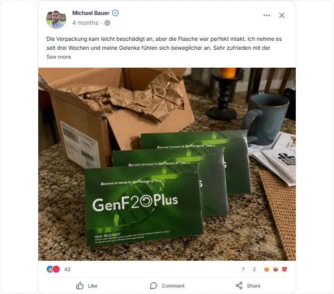 GenF20 Reviews From facebook