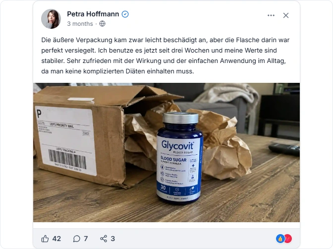 Glycovit Reviews From Facebook