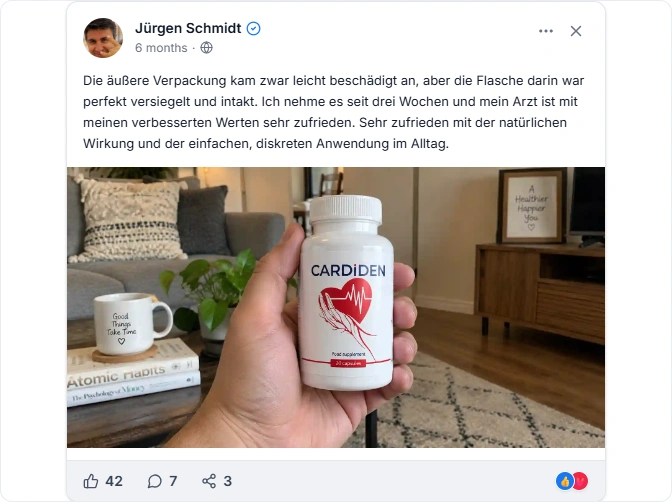 Cardiden Reviews From facebook