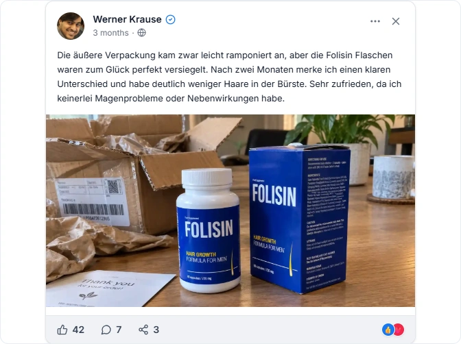 Folisin Reviews From Facebook