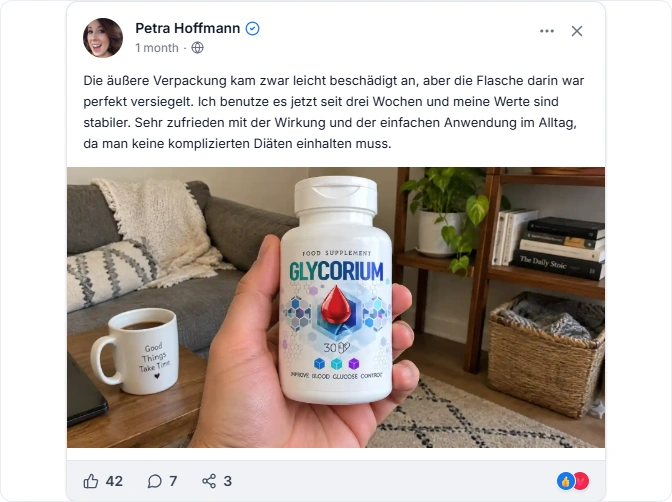 Glycorium reviews from facebook