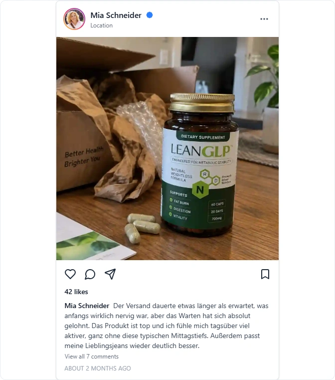 LeanGLP Reviews From Instagram