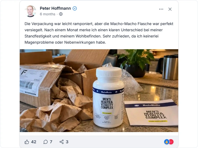 MachoMacho Facebook Erfahrungen