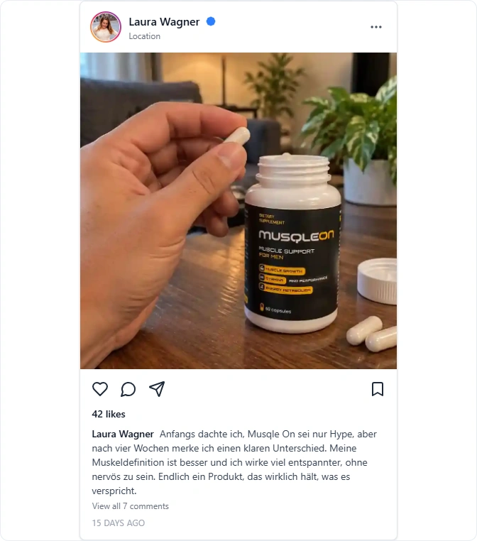 Musqle On Reviews From Instagram