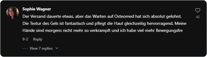 Osteomed Reviews From Tiktok