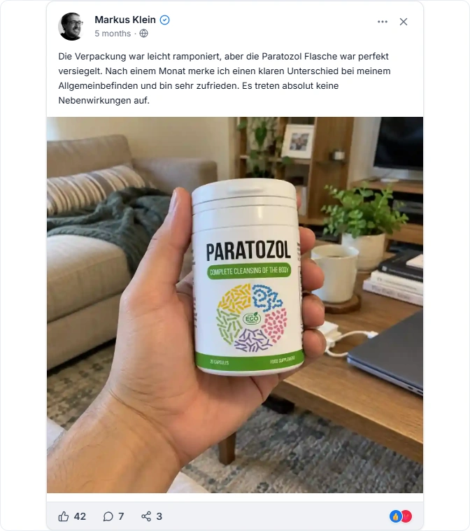 Paratozol Reviews From Facebook
