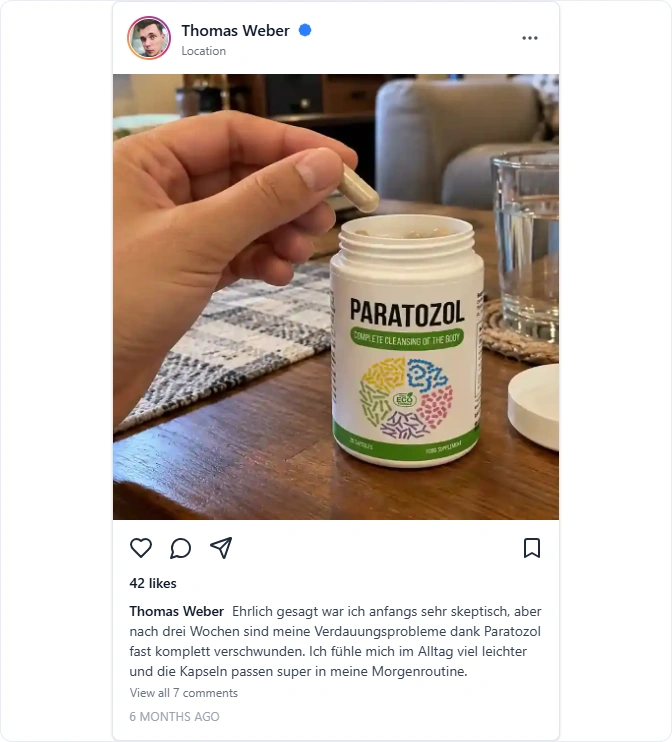 Paratozol Reviews From Instagram