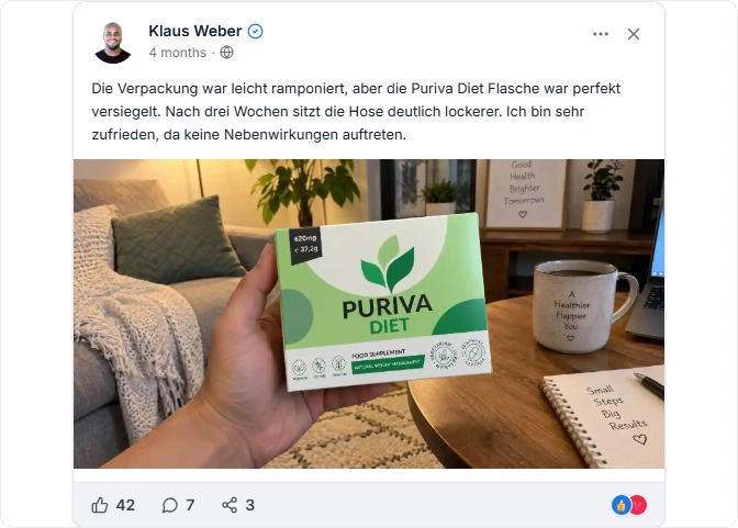 Puriva Diet Reviews From Facebook