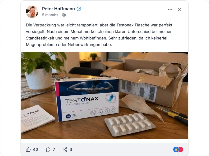 Testonax Reviews From Facebook
