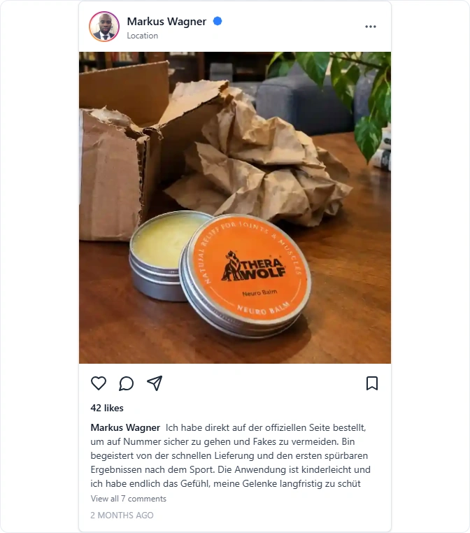TheraWolf Neuro Balm Instagram Erfahrungen