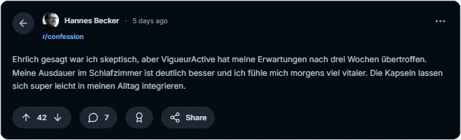 VigueurActive Reviews From Reddit