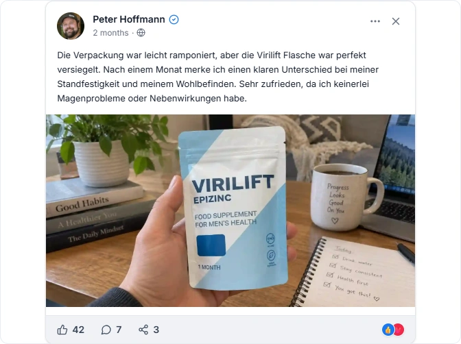 Virilift Review From Facebook