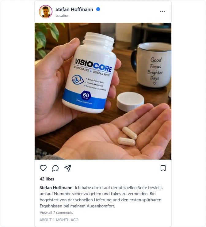 VisioCore Reviews From Instagram