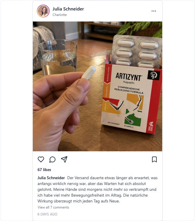 Artizynt Instagram Bewertung