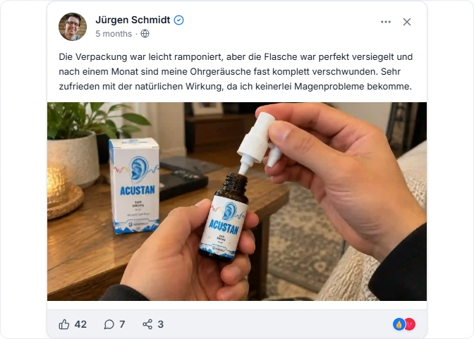 ACUSTAN Drops Facebook Erfahrungen
