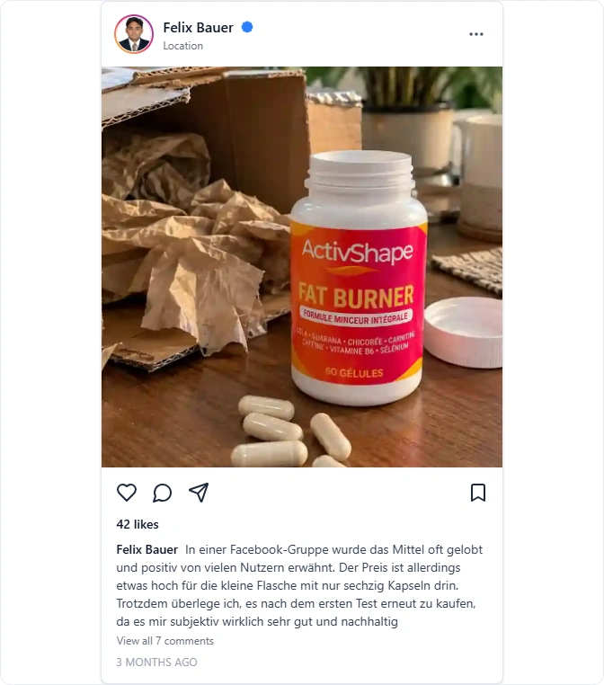 Activ Testo Instagram Erfahrungen