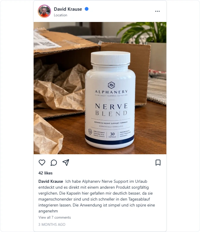 Alphanerv Nerve Support Instagram Erfahrungen